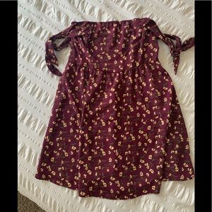 Xhiliration off the shoulder bow tie dress | XL